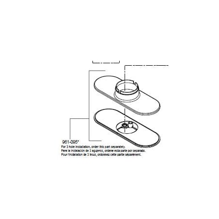 Pfister Pfister Dkplt S/A 3H 42 Cn Cr 961-095A